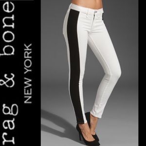 Rag & Bone Split Tuxedo Stretch Skinny Jean, 27